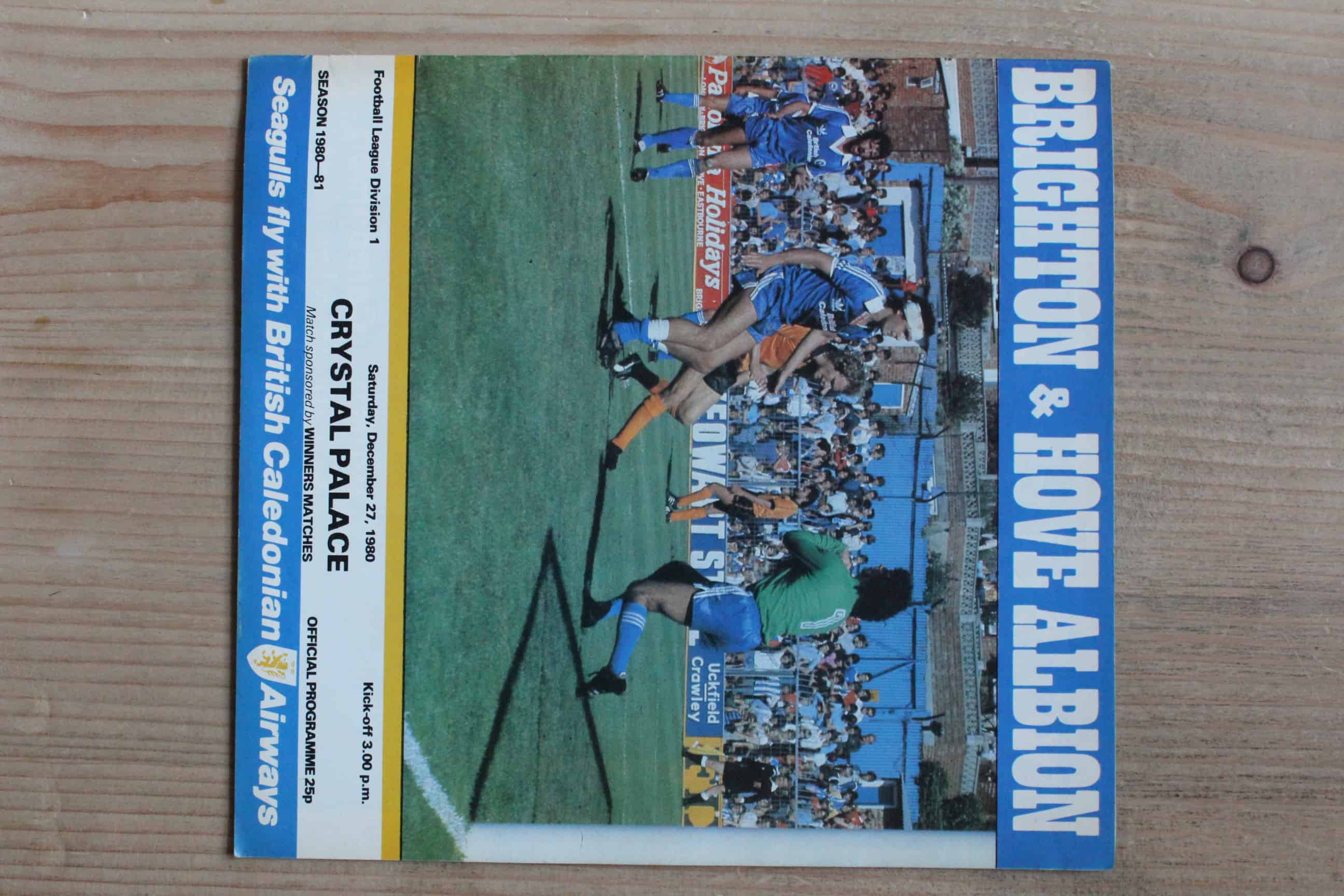 Brighton & Hove Albion FC v Crystal Palace FC